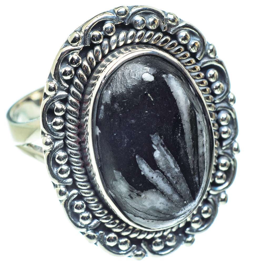 Chrysanthemum Stone Rings handcrafted by Ana Silver Co - RING59074