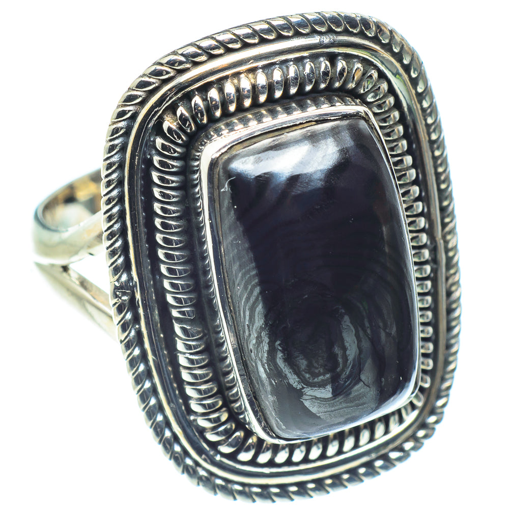 Psilomelane Rings handcrafted by Ana Silver Co - RING59075