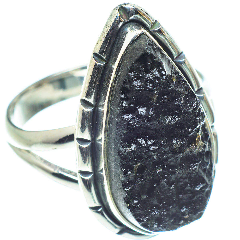 Tektite Rings handcrafted by Ana Silver Co - RING59077