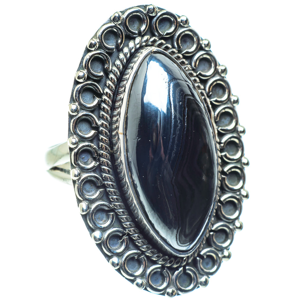 Psilomelane Rings handcrafted by Ana Silver Co - RING59137