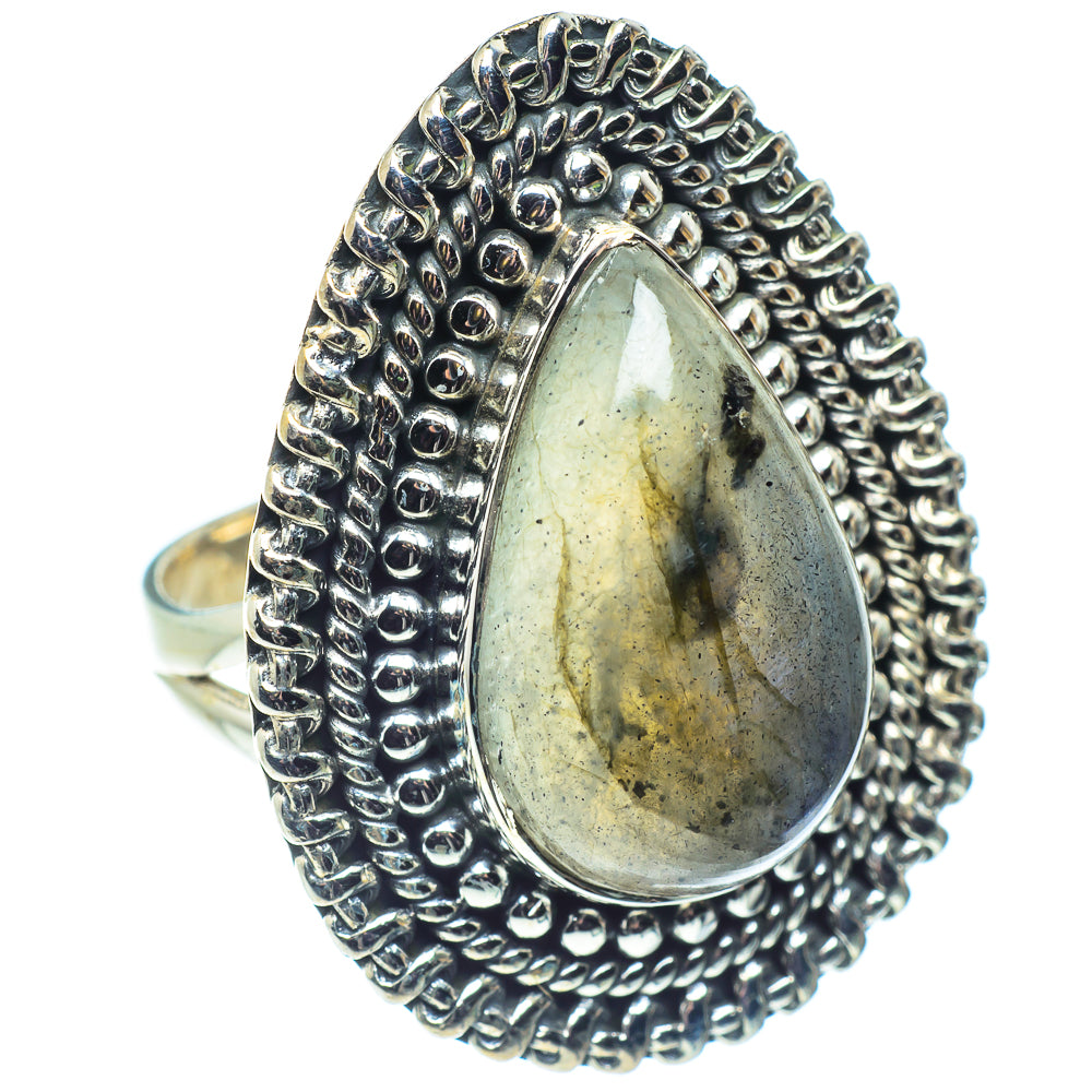 Labradorite Rings handcrafted by Ana Silver Co - RING59172 - Photo 2