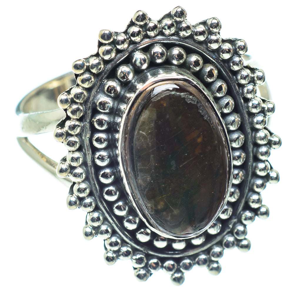 Ammolite Rings handcrafted by Ana Silver Co - RING59179