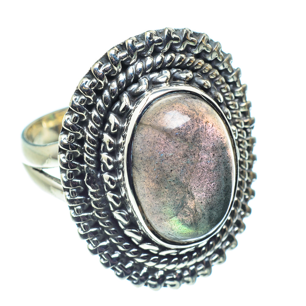 Labradorite Rings handcrafted by Ana Silver Co - RING59201