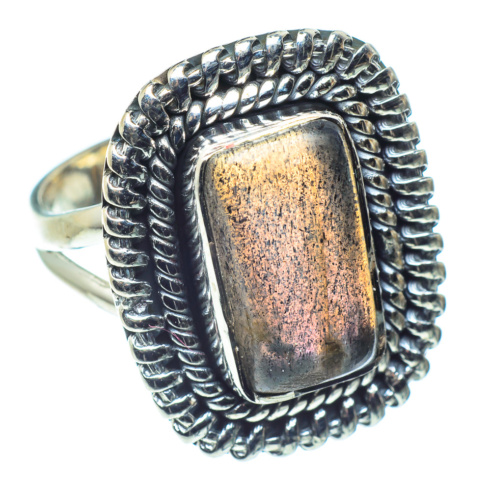 Labradorite Rings handcrafted by Ana Silver Co - RING59269