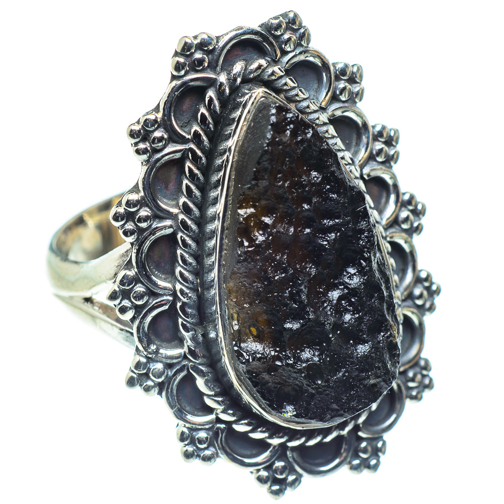 Tektite Rings handcrafted by Ana Silver Co - RING59284