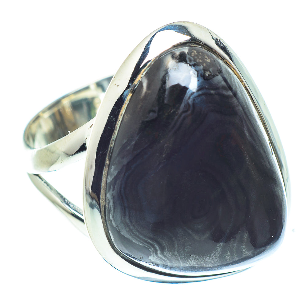 Psilomelane Rings handcrafted by Ana Silver Co - RING59316