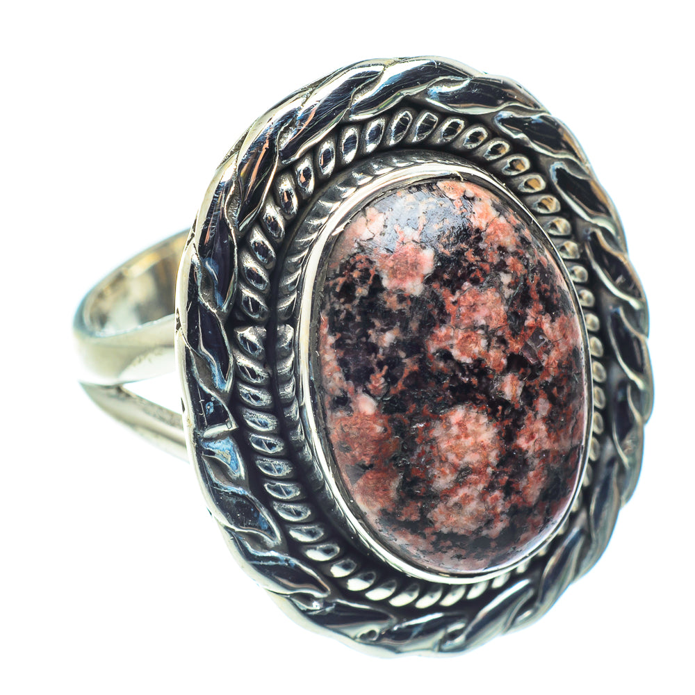 Fireworks Obsidian Rings handcrafted by Ana Silver Co - RING59322
