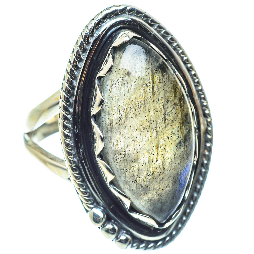 Labradorite Rings handcrafted by Ana Silver Co - RING59366