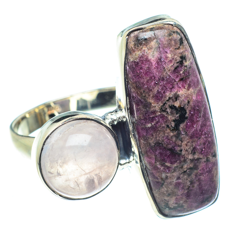 Russian Eudialyte Rings handcrafted by Ana Silver Co - RING59385