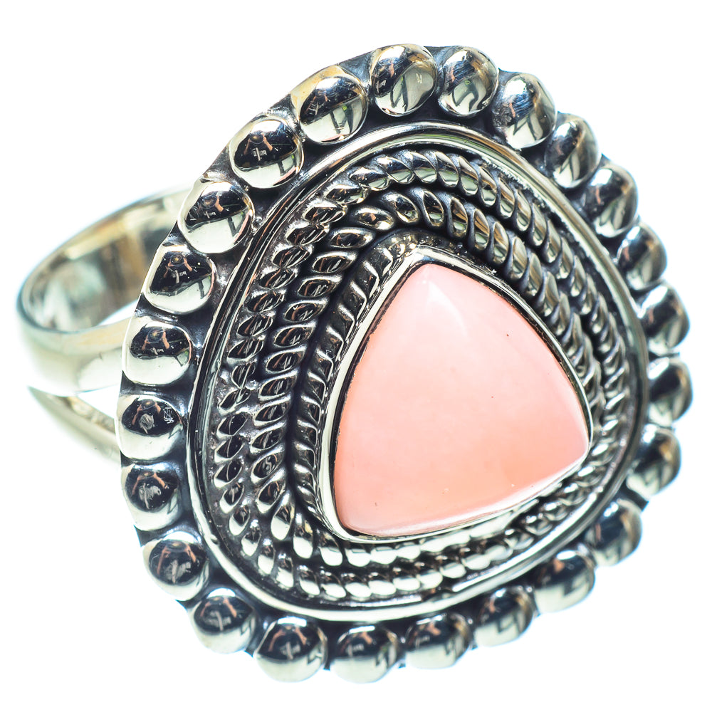 Pink Opal Rings handcrafted by Ana Silver Co - RING59407