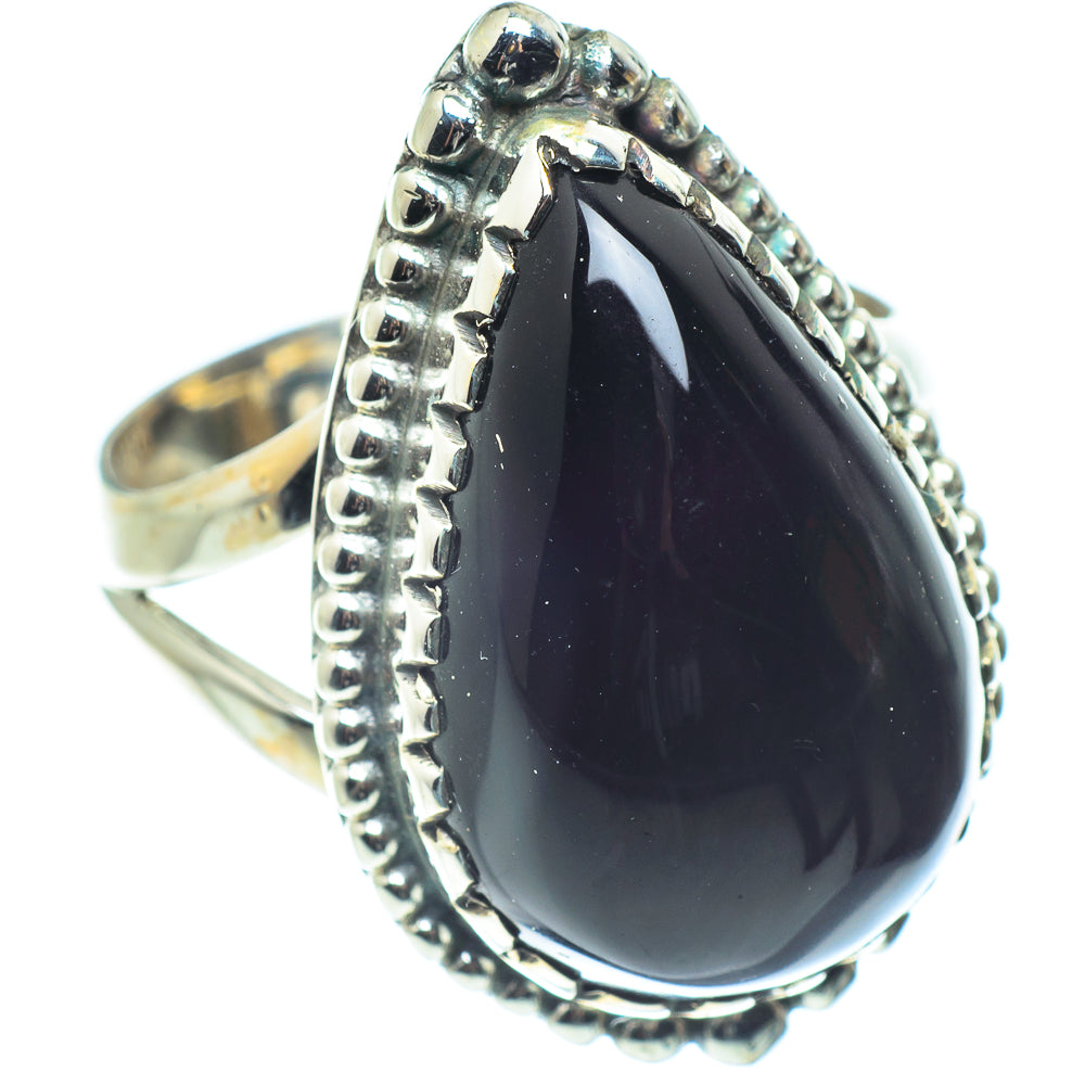 Black Onyx Rings handcrafted by Ana Silver Co - RING59414