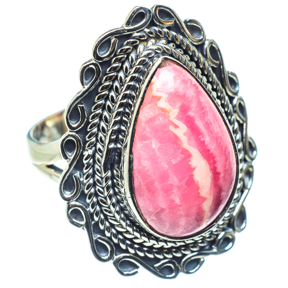 Rhodochrosite Rings handcrafted by Ana Silver Co - RING59516