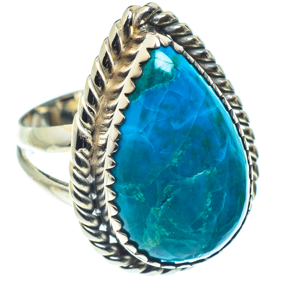 Chrysocolla Rings handcrafted by Ana Silver Co - RING59532