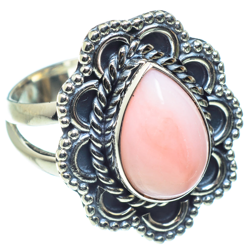 Pink Opal Rings handcrafted by Ana Silver Co - RING59550