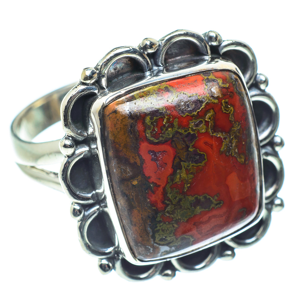 Moroccan Agate Rings handcrafted by Ana Silver Co - RING59568
