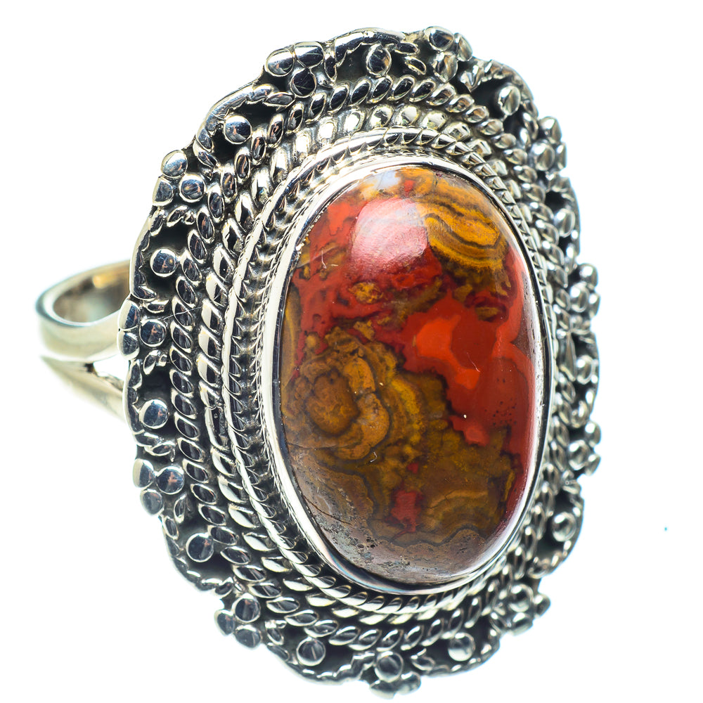 Moroccan Agate Rings handcrafted by Ana Silver Co - RING59574