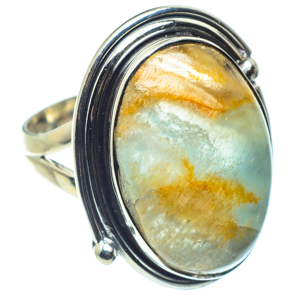 Green Fluorite Rings handcrafted by Ana Silver Co - RING59649