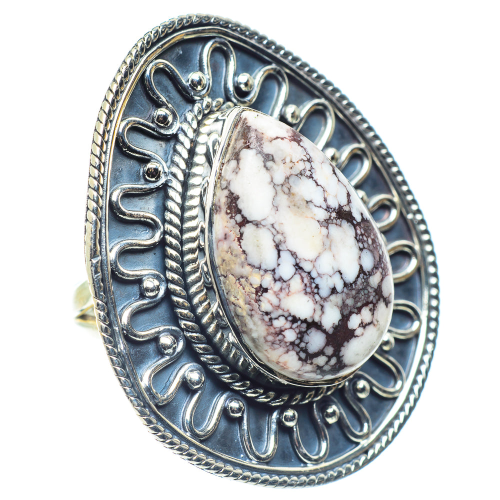 Howlite Rings handcrafted by Ana Silver Co - RING59658