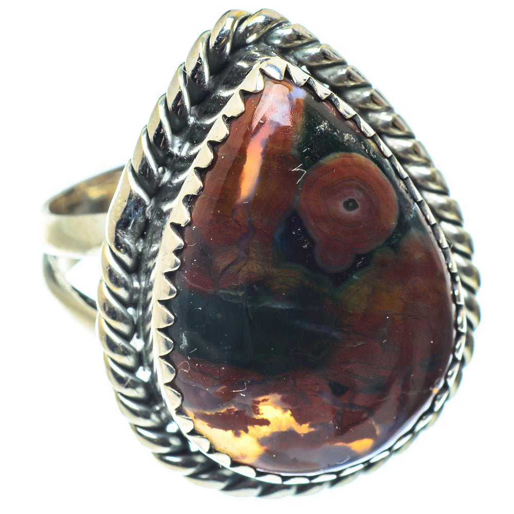 Ocean Jasper Rings handcrafted by Ana Silver Co - RING59678