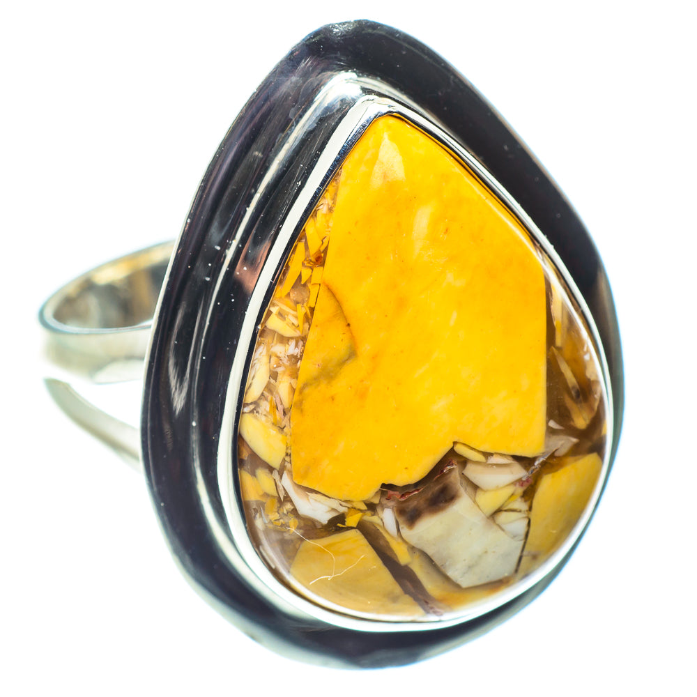 Brecciated Mookaite Rings handcrafted by Ana Silver Co - RING59704