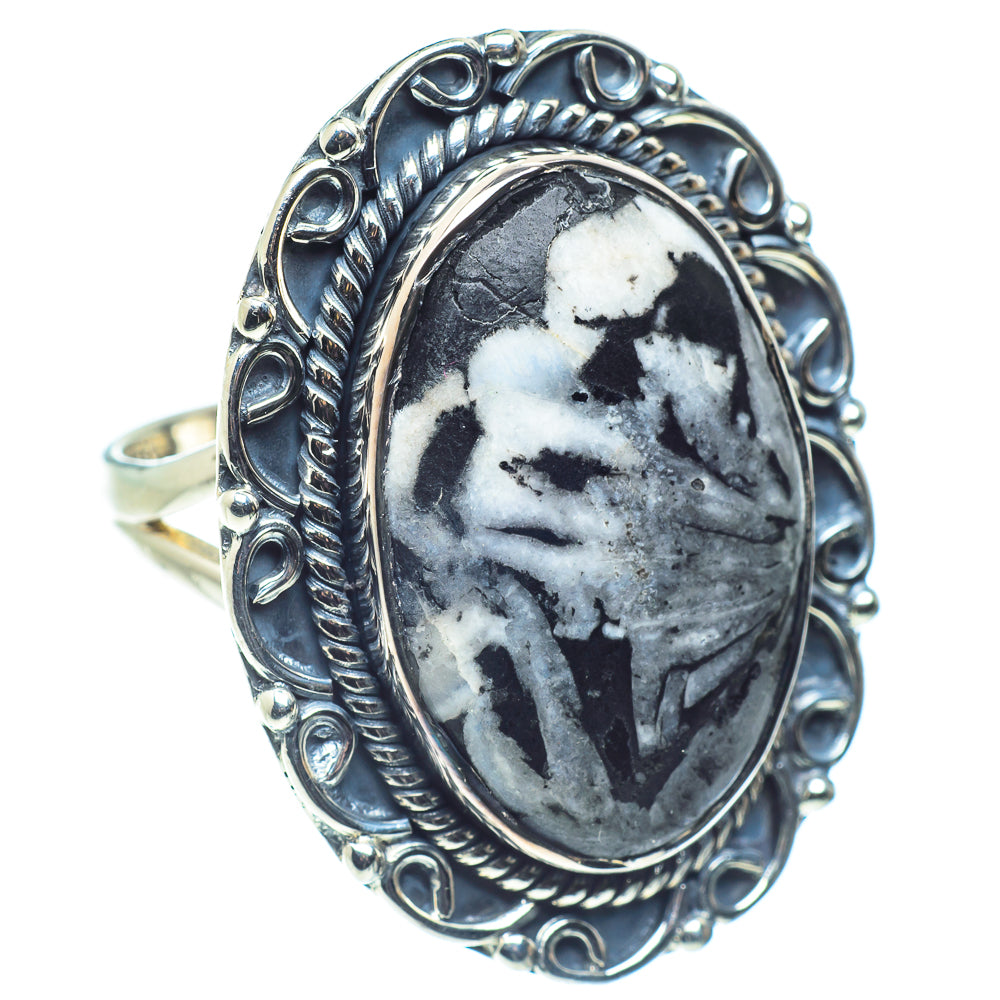 Chrysanthemum Stone Rings handcrafted by Ana Silver Co - RING59724