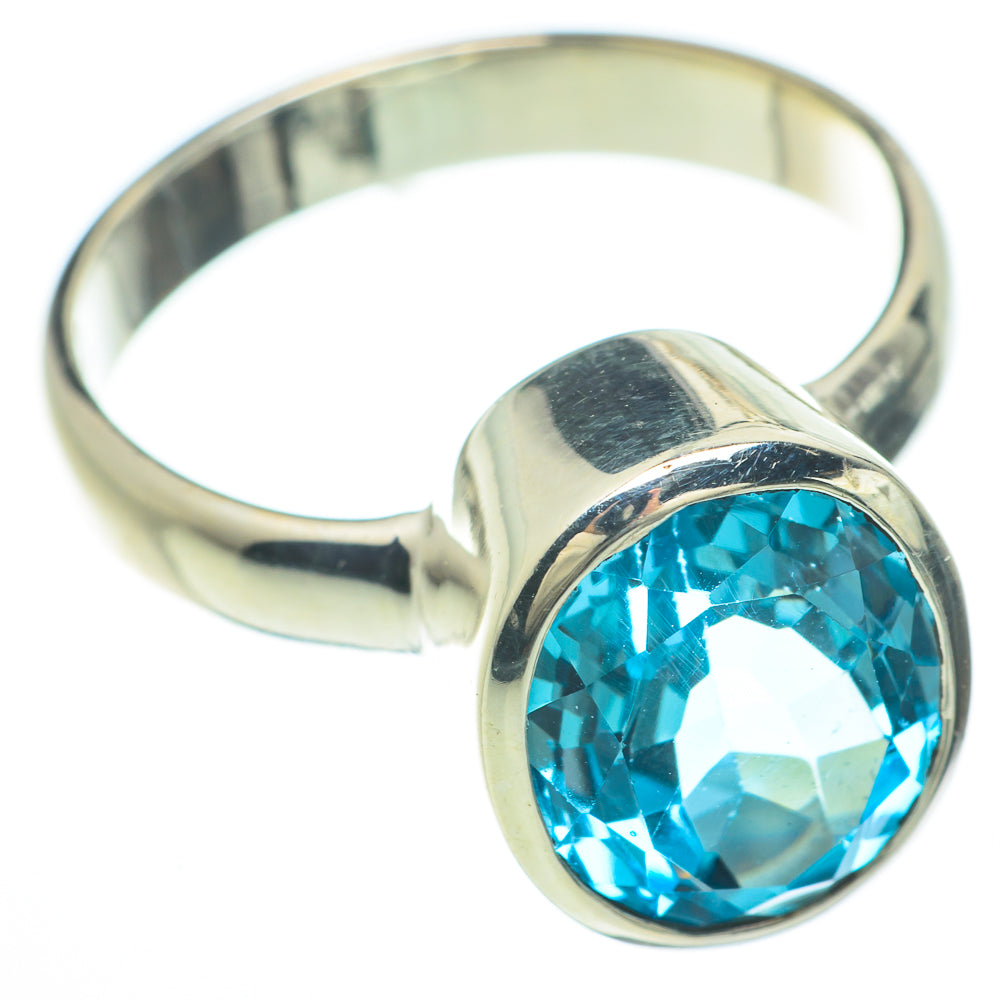 Blue Topaz Rings handcrafted by Ana Silver Co - RING59727