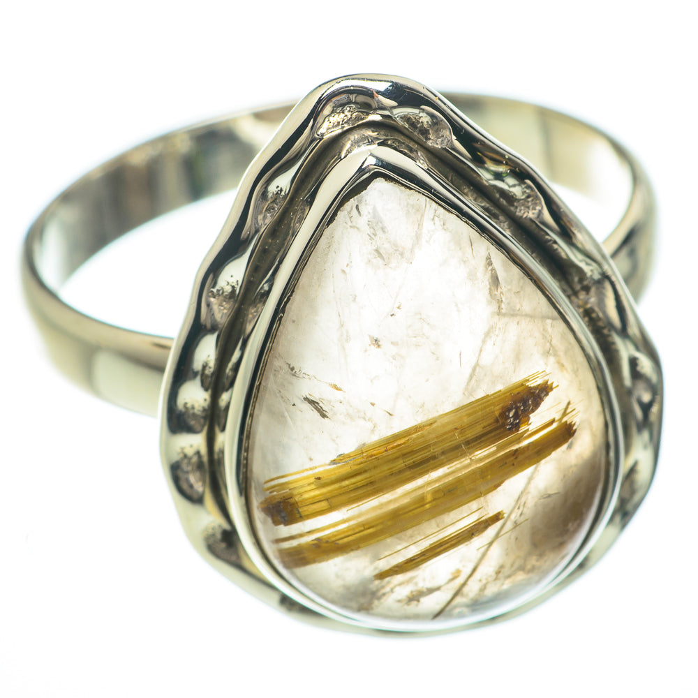 Rutilated Quartz Rings handcrafted by Ana Silver Co - RING59790
