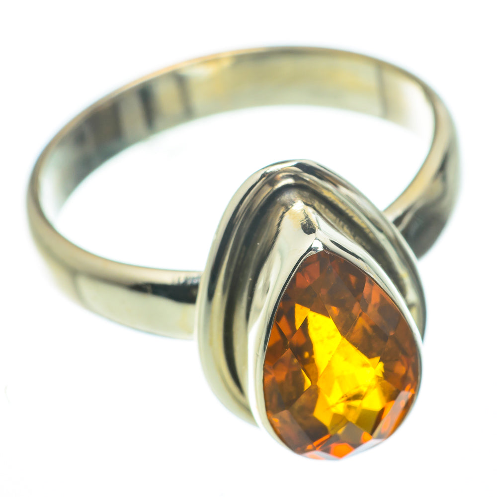 Citrine Rings handcrafted by Ana Silver Co - RING59812
