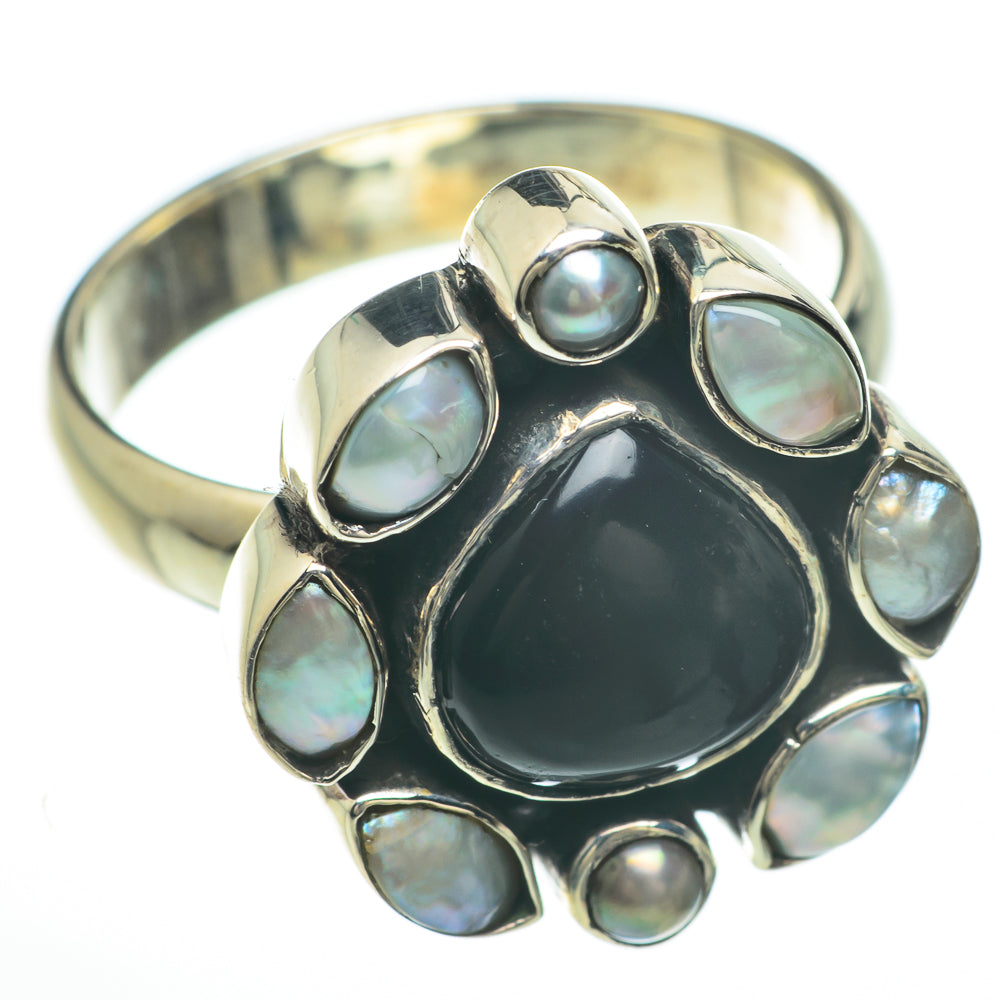 Black Onyx Rings handcrafted by Ana Silver Co - RING59862