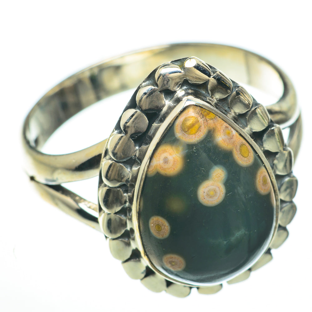 Ocean Jasper Rings handcrafted by Ana Silver Co - RING59877