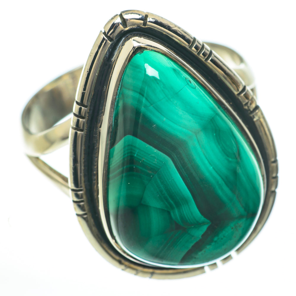 Malachite Rings handcrafted by Ana Silver Co - RING59906