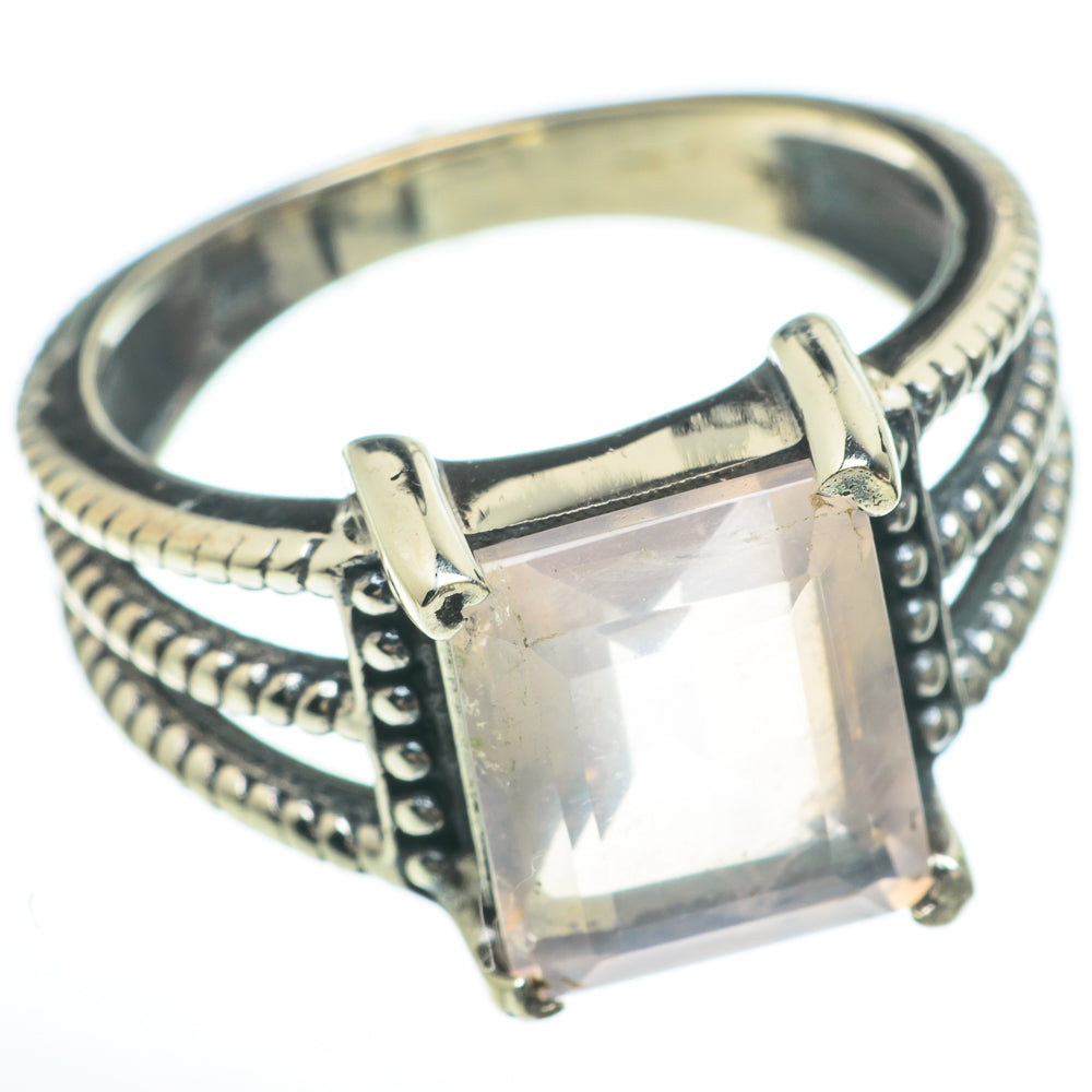 Rose Quartz Rings handcrafted by Ana Silver Co - RING59942