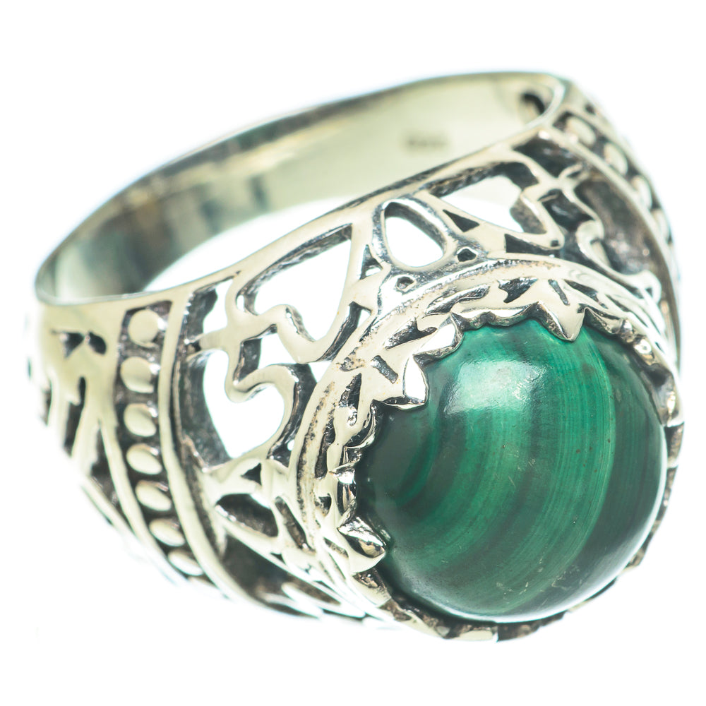 Malachite Rings handcrafted by Ana Silver Co - RING60035