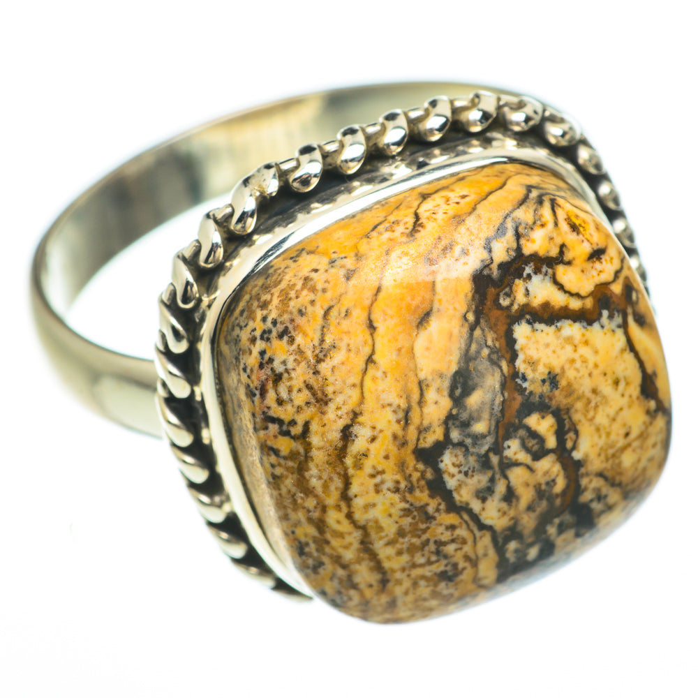 Picture Jasper Rings handcrafted by Ana Silver Co - RING60038