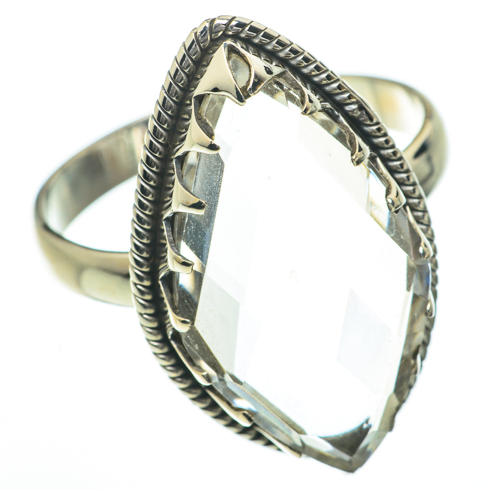 White Quartz Rings handcrafted by Ana Silver Co - RING60086
