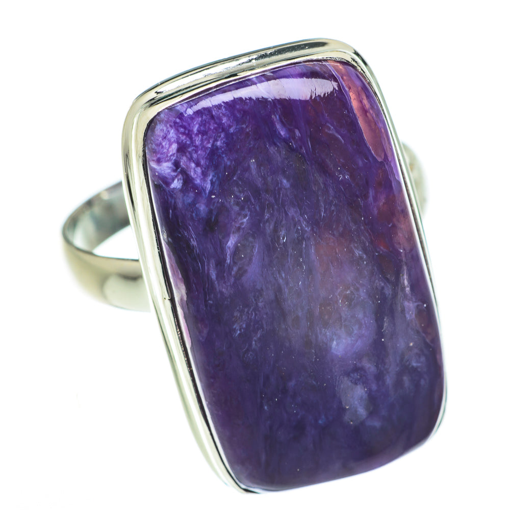 Charoite Rings handcrafted by Ana Silver Co - RING60109