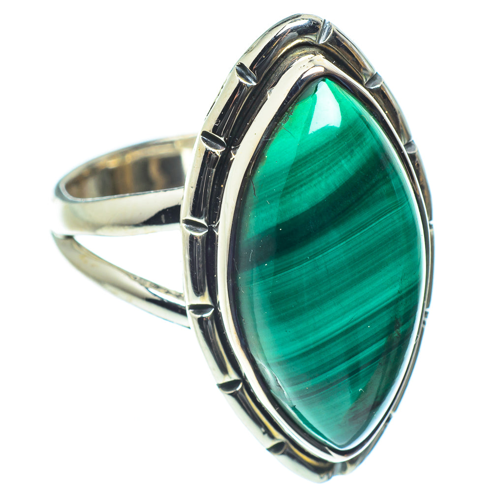 Malachite Rings handcrafted by Ana Silver Co - RING60137