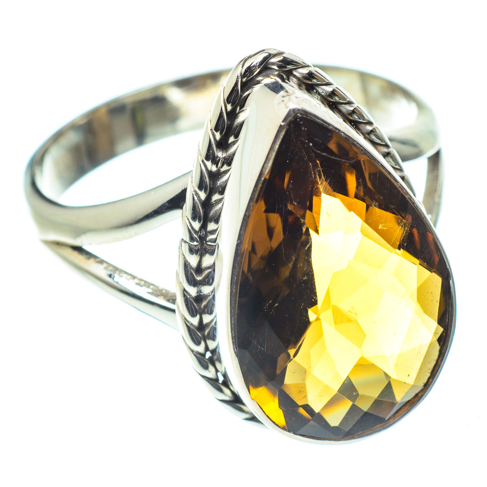 Smoky Quartz Rings handcrafted by Ana Silver Co - RING60176