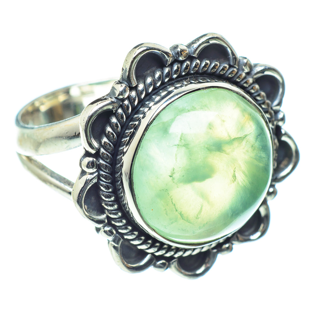 Prehnite Rings handcrafted by Ana Silver Co - RING60201