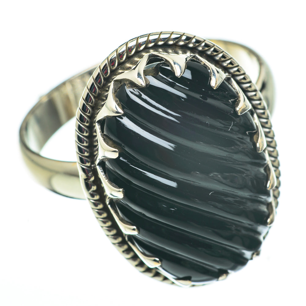 Black Onyx Rings handcrafted by Ana Silver Co - RING60287