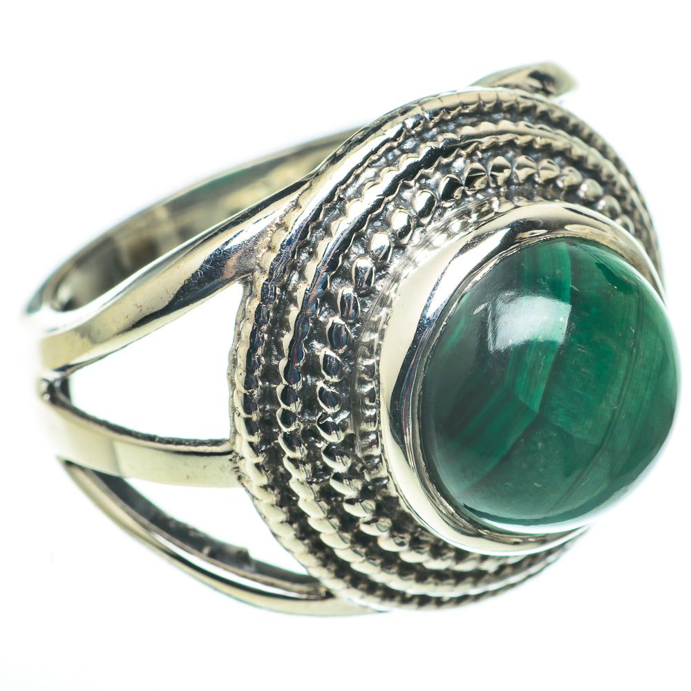 Malachite Rings handcrafted by Ana Silver Co - RING60308