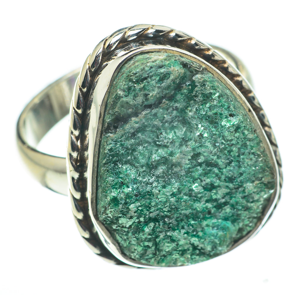 Green Fuchsite Rings handcrafted by Ana Silver Co - RING60347