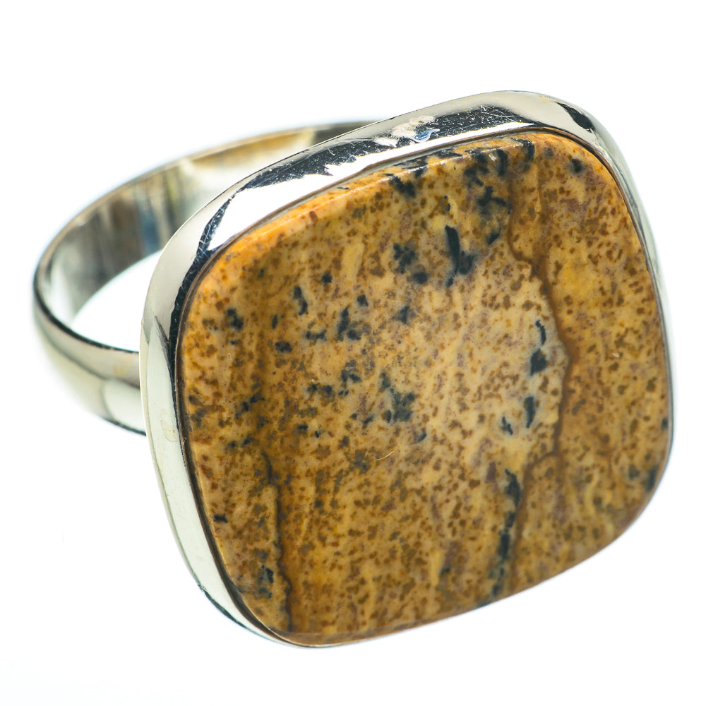 Picture Jasper Rings handcrafted by Ana Silver Co - RING60365