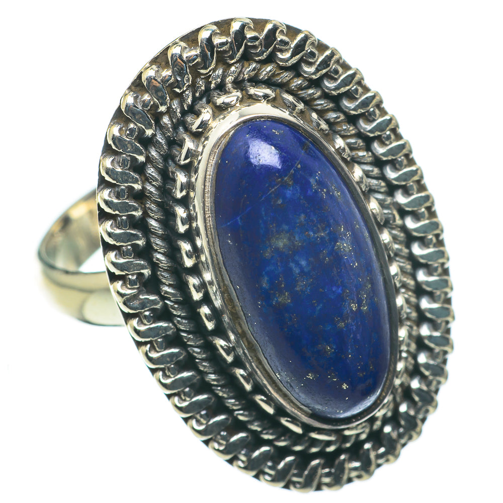 Lapis Lazuli Rings handcrafted by Ana Silver Co - RING60417