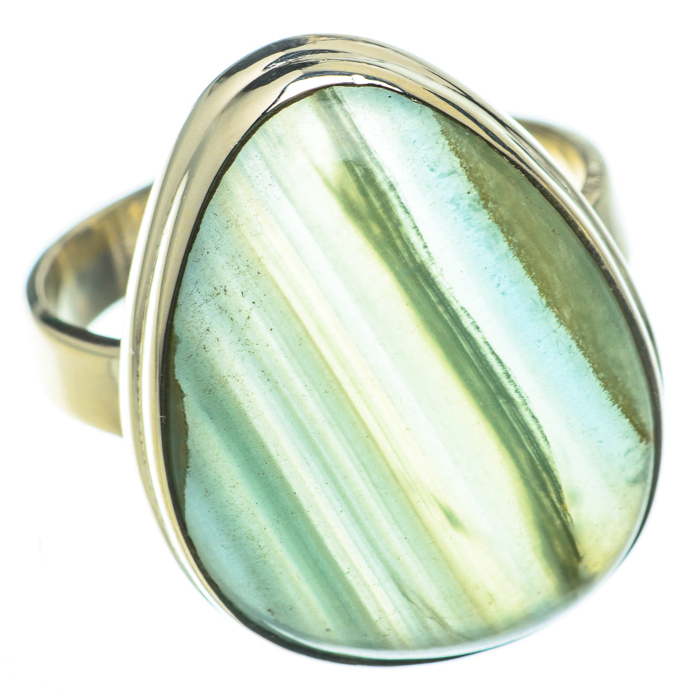 Green Fluorite Rings handcrafted by Ana Silver Co - RING60447