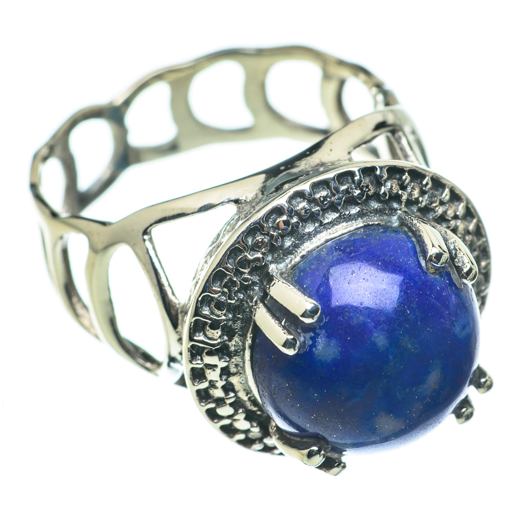 Lapis Lazuli Rings handcrafted by Ana Silver Co - RING60449
