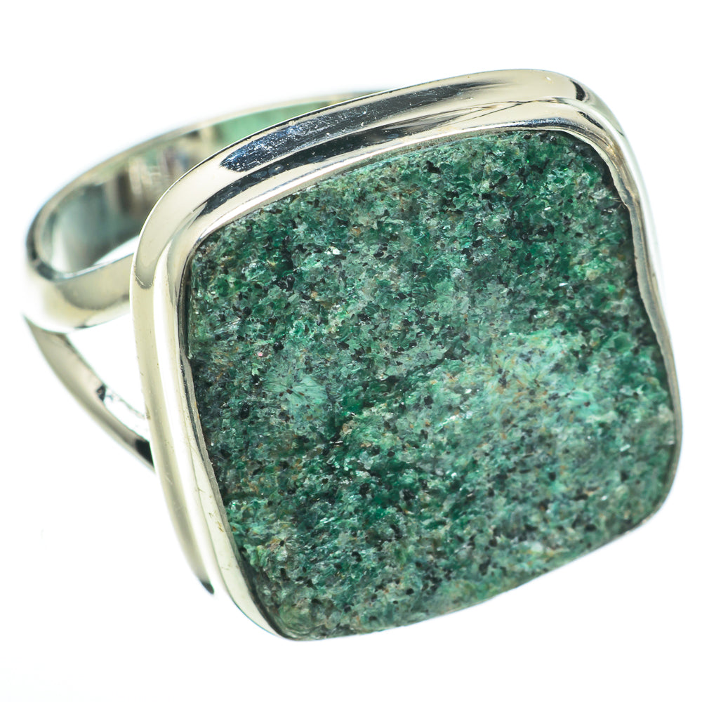 Green Fuchsite Rings handcrafted by Ana Silver Co - RING60452