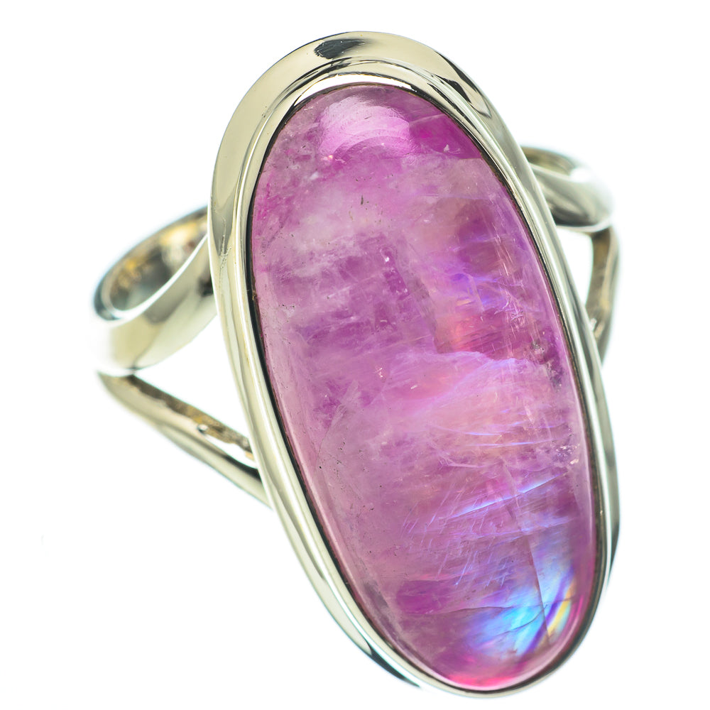 Pink Moonstone Rings handcrafted by Ana Silver Co - RING60481