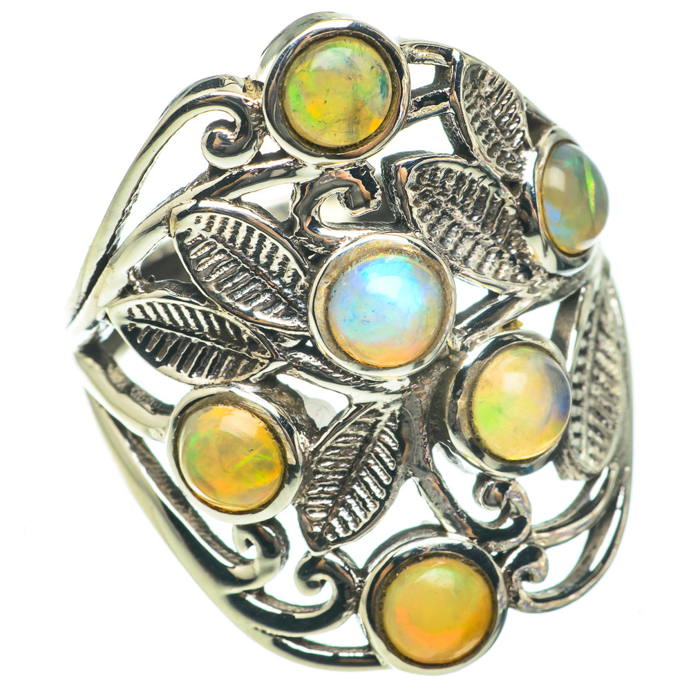 Ethiopian Opal Rings handcrafted by Ana Silver Co - RING60538