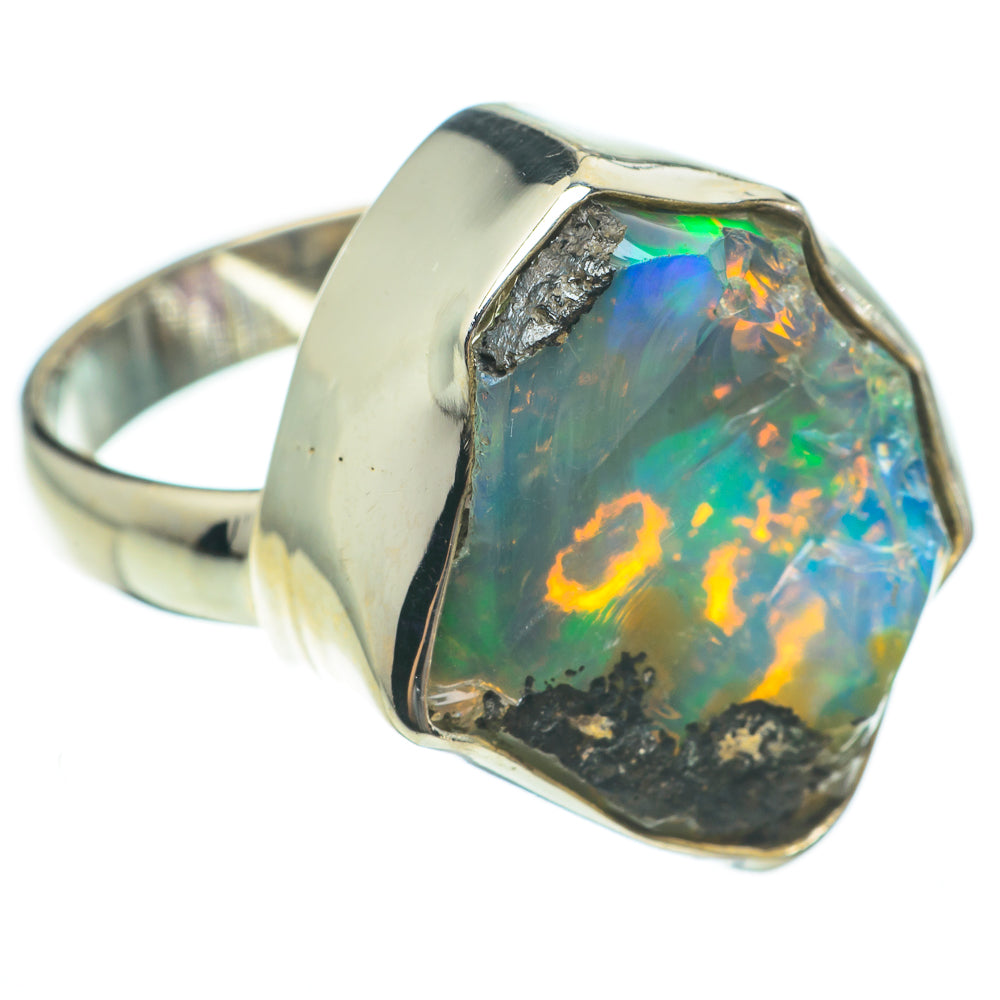 Ethiopian Opal Rings handcrafted by Ana Silver Co - RING60562